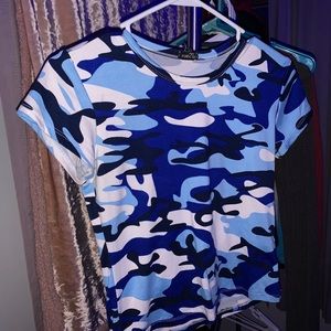 Camo Crop top